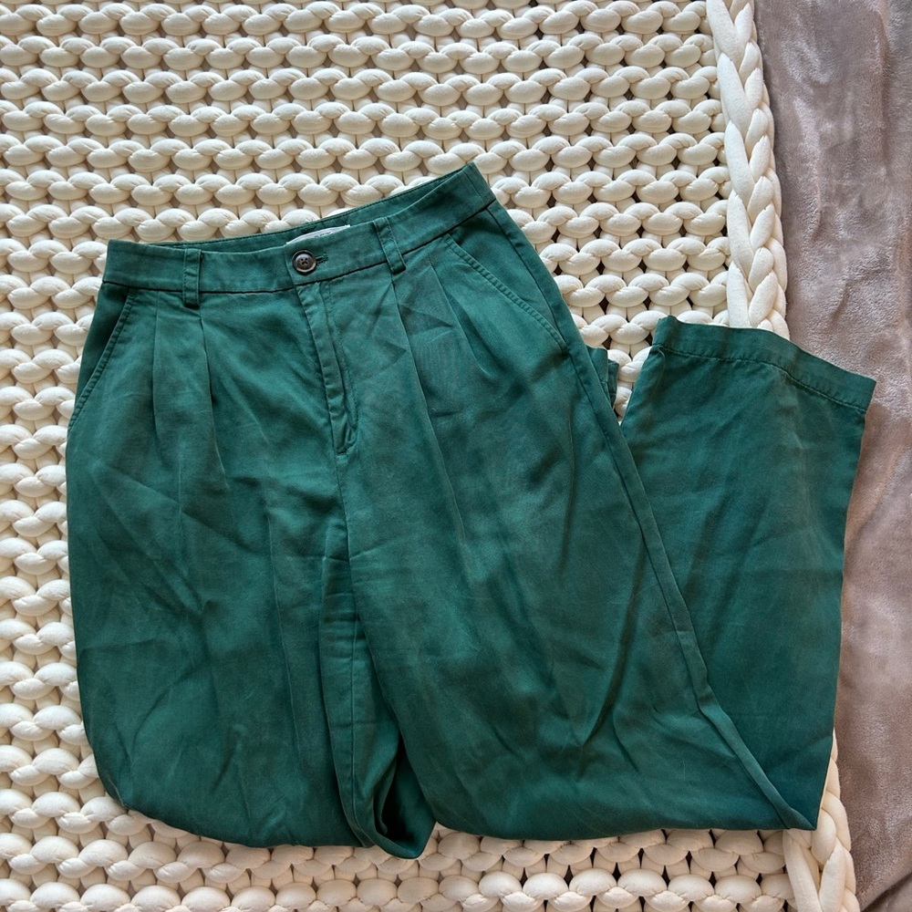 LOFT Women's Green Trousers